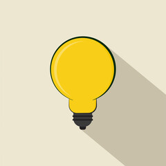 Light bulb vector graphics