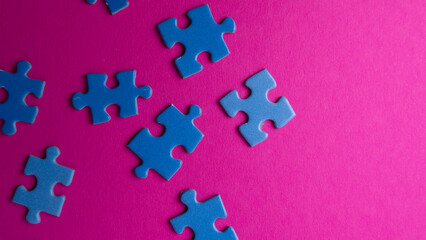 blue puzzles, textures and background