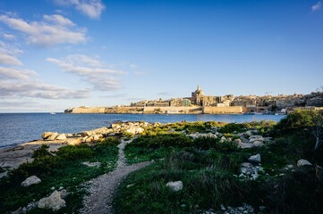 Naklejka na ściany i meble view of the city in Malta