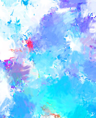 Brushed Painted Abstract Background. Brush stroked painting. Strokes of paint. 2D Illustration.