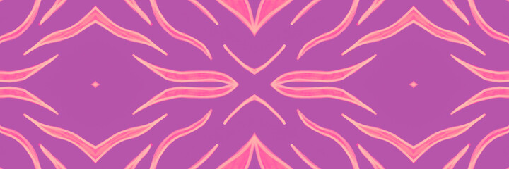 Bright Zebra Leather Print. Watercolor Fashion Stripes. Seamless African Background. Wave Ethnic Banner. Tiger Leather Print. Seamless Geometric Abstract Lines. Purple Tiger Leather Texture.