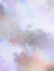 Modern art. Brushed Painted Abstract Background. Brush stroked painting. Strokes of paint. 2D Illustration.