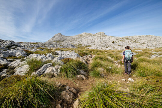 Masanella peak, Sierra de Tramontana, 1364 meters, municipality of Escorca, Mallorca, Balearic Islands, Spain