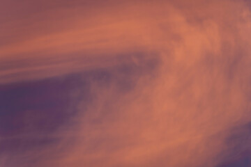 Cloud in the sky at sunset texture background.