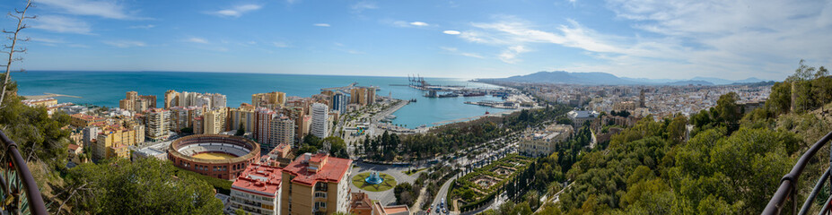 Fototapeta premium Malaga, Andalousie, Espagne