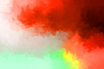 Fototapeta premium Brushed Painted Abstract Background. Brush stroked painting. Artistic vibrant and colorful wallpaper.