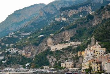 Naklejka premium lake como country