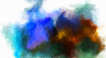 Watercolor painted background. Abstract Illustration wallpaper. Brush stroked painting. 2D Illustration.