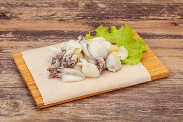 Raw seafood - cuttlefish for cooking