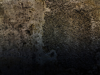 Grunge asphalt or concrete wall as background frame