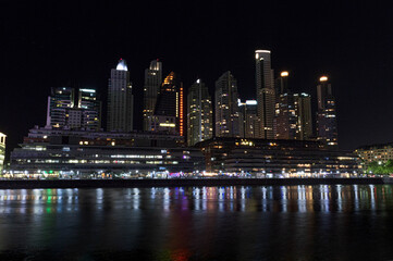 Obraz premium una noche en Puerto Madero