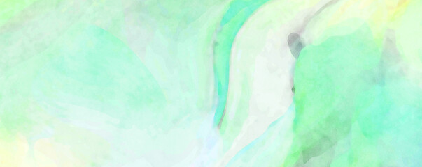 Watercolor abstract painting with pastel colors. Soft color painted illustration of calming composition for poster, wall art, banner, card, book cover or packaging. Modern brush strokes painting.