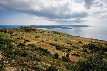 view of the coast of the sea in Malta