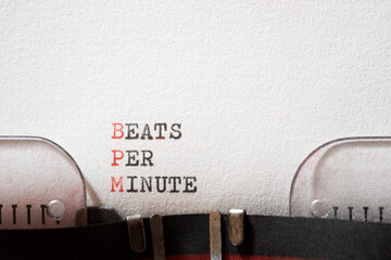 Beats per minute