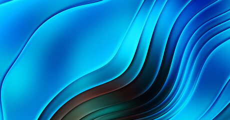 Abstract pattern glossy color background. Vibrant colorful wavy texture wall. Creative and beautiful wallpaper.