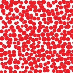 red polka dots pattern