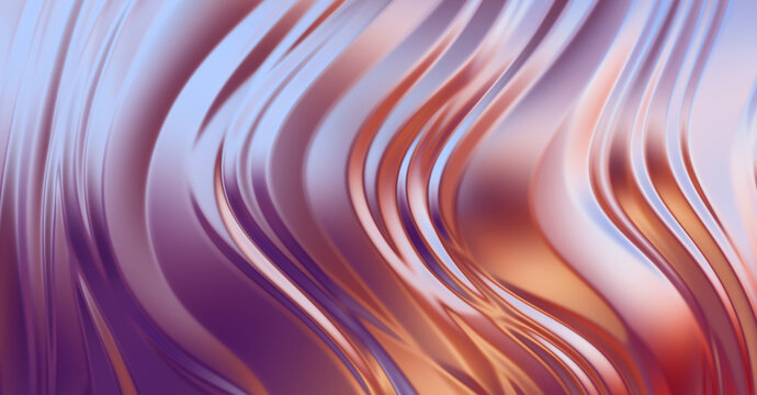 Abstract background. Colorful wavy design wallpaper. Graphic illustration. © Hybrid Graphics