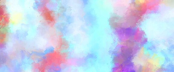 Artistic vibrant and colorful wallpaper.Brushed Painted Abstract Background. Brush stroked painting.
