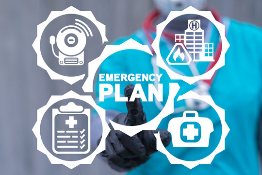 Medical Concept Of Emergency Preparedness Plan.