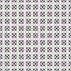 Fototapeta premium Abstract Cross Pattern generative computational art illustration