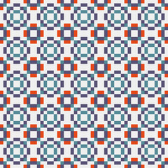 Fototapeta premium Abstract Cross Pattern generative computational art illustration