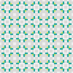 Abstract Cross Pattern generative computational art illustration