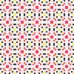 Abstract Cross Pattern generative computational art illustration