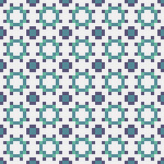 Abstract Cross Pattern generative computational art illustration