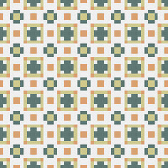 Abstract Cross Pattern generative computational art illustration