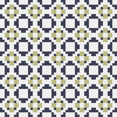 Abstract Cross Pattern generative computational art illustration