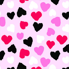 Hearts pattern background, for wrapping paper, greeting cards, posters, invitation, wedding and Valentines cards.