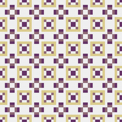 Abstract Cross Pattern generative computational art illustration