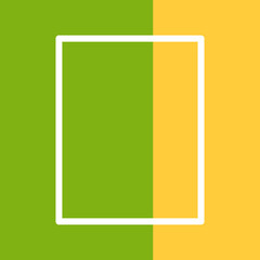 Background social media post green and yellow