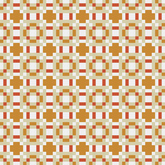 Abstract Cross Pattern generative computational art illustration