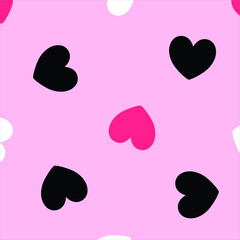 Hearts pattern background, for wrapping paper, greeting cards, posters, invitation, wedding and Valentines cards.