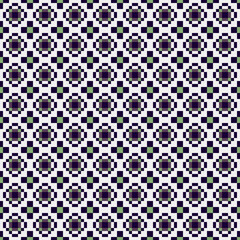 Abstract Cross Pattern generative computational art illustration