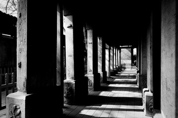 Beijing, 02/2019. Temple of Confucius, in Beijing, is the place where people paid homage to...