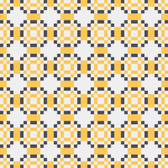 Naklejka premium Abstract Cross Pattern generative computational art illustration