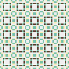 Fototapeta premium Abstract Cross Pattern generative computational art illustration