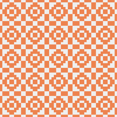 Abstract Cross Pattern generative computational art illustration