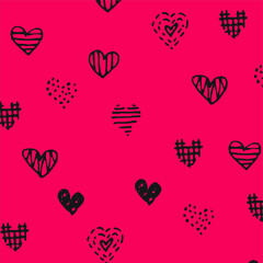 Hearts pattern background, for wrapping paper, greeting cards, posters, invitation, wedding and Valentines cards.