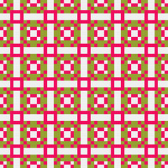 Fototapeta premium Abstract Cross Pattern generative computational art illustration