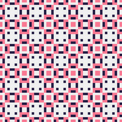 Fototapeta premium Abstract Cross Pattern generative computational art illustration