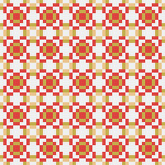 Abstract Cross Pattern generative computational art illustration