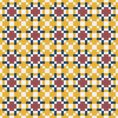 Abstract Cross Pattern generative computational art illustration