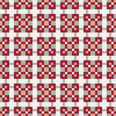 Abstract Cross Pattern generative computational art illustration