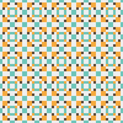 Abstract Cross Pattern generative computational art illustration