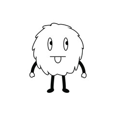 cartoon characters in flat style,
Cartoon character background for your website design logo, application, UI. Vector icon illustration, EPS10.