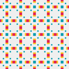 Abstract Cross Pattern generative computational art illustration