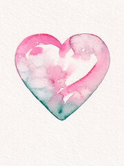 Fototapeta premium pink heart for valentines day